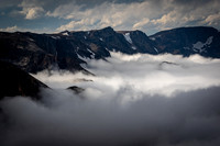 Clouds in the Beartooth Mountains