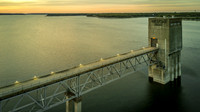 Belton Dam at Sunset