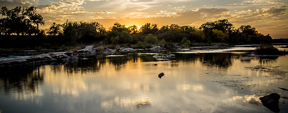 Llano River Sunset