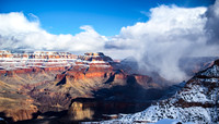 Snow Shower in the Canyon