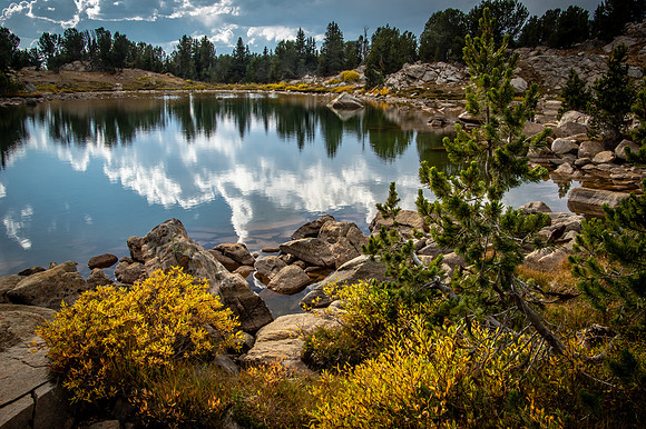Lake in the Beartooth Mountains