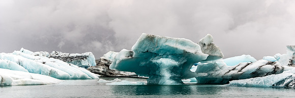 Blue Bergs in the Lagoon